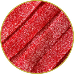 Strawberry Flavor Sour Gummi Candy Bulk Sour Power Gummy Belt