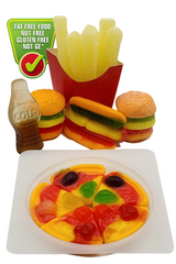 Lunch Party Box Collection Food Shape Gummi Candy eFrutti