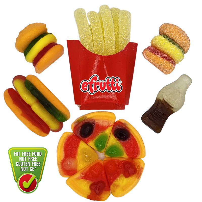 Lunch Party Box Collection Food Shape Gummi Candy eFrutti Shapes