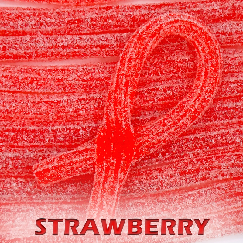 Strawberry Gummi Straws Sour Gummi Candy