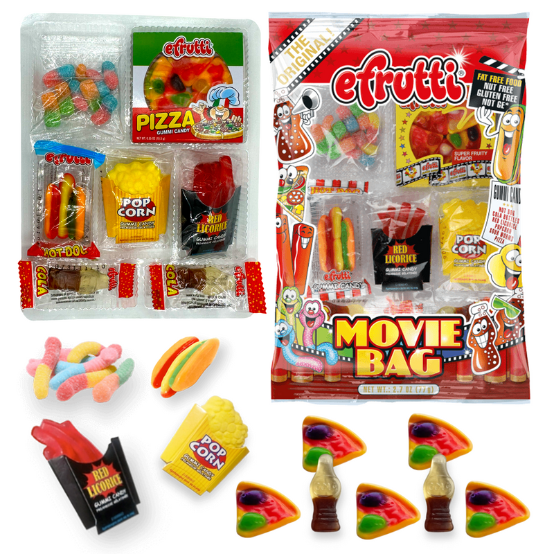 eFrutti Theme Bag Gummi Candy Movie Bag